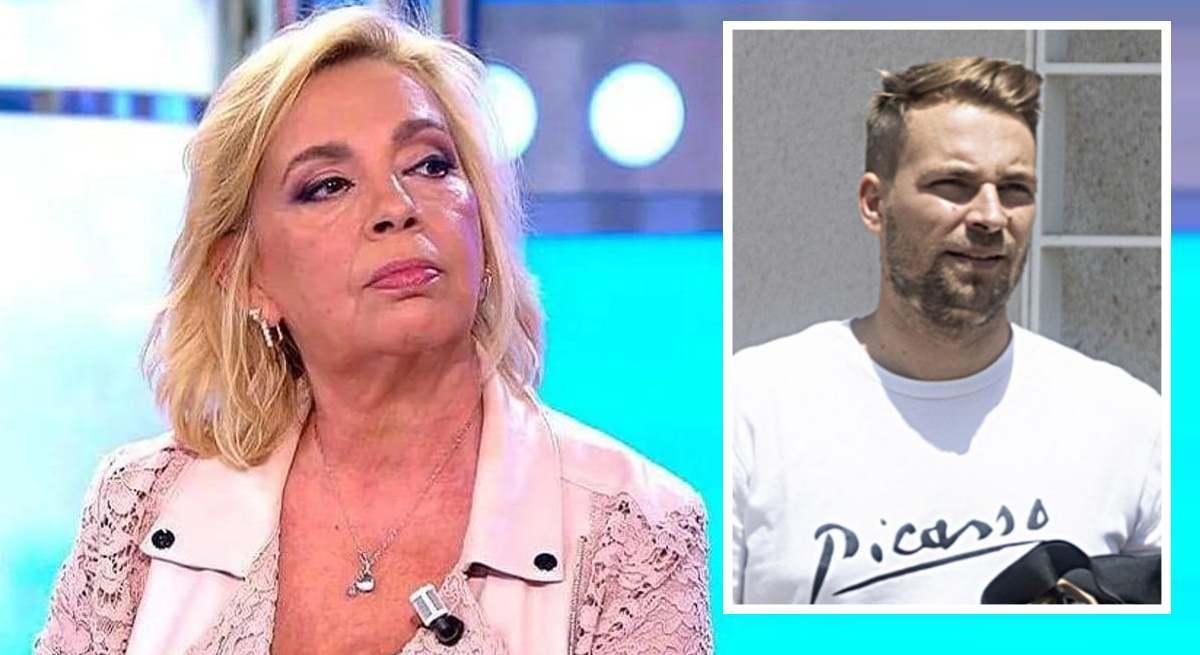 Carmen Borrego y su hijo