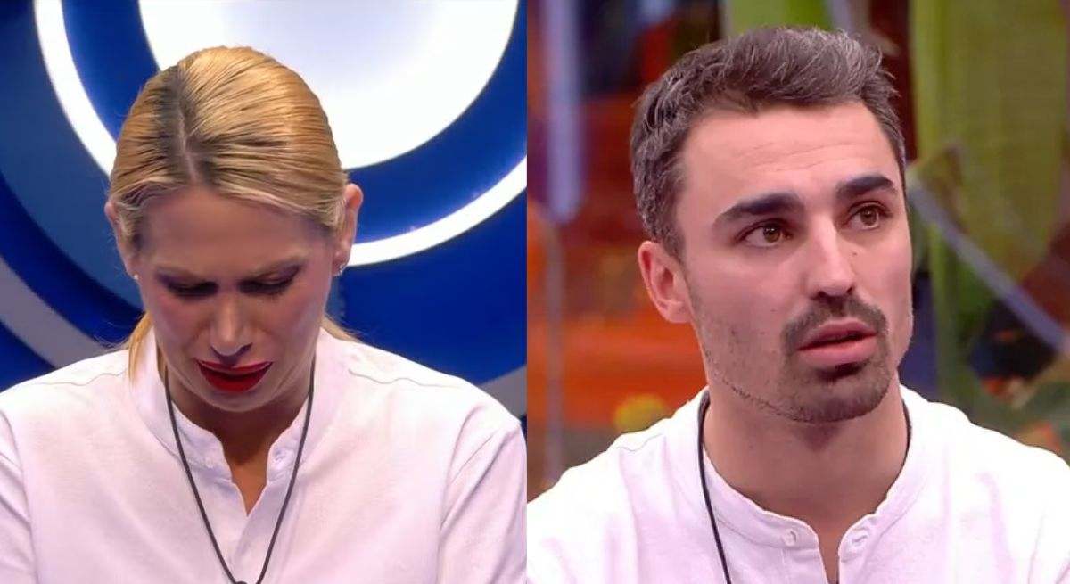 Jorge y Vanessa en Gran Hermano llorando