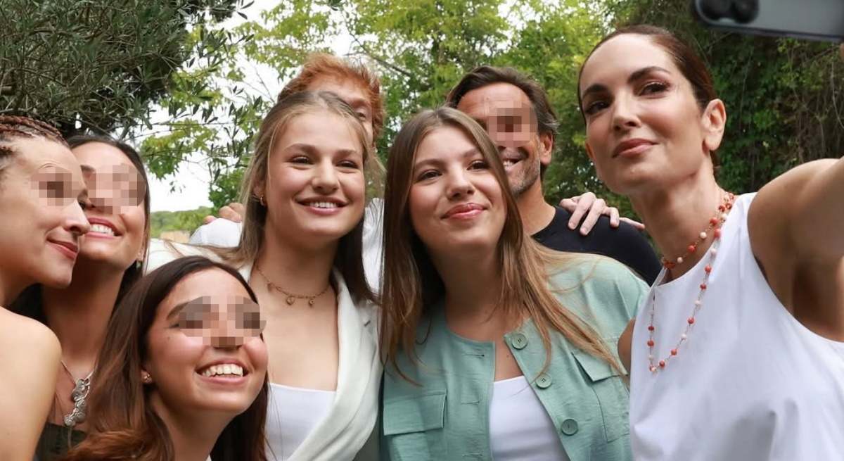 Eugenia Silva Leonor Sofía selfie 