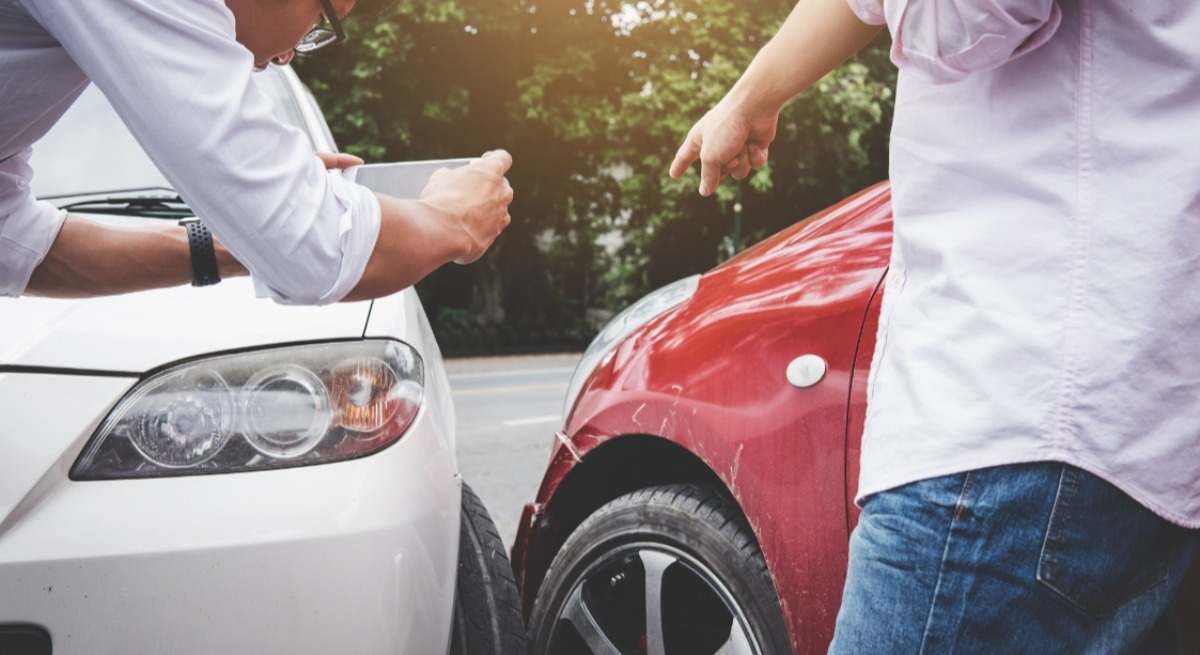 Accidente de tráfico fraudulento.