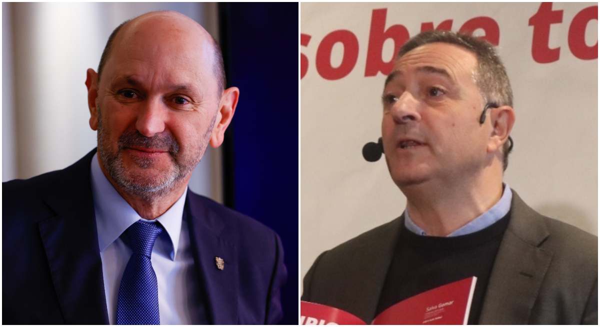 Rafael Louzán Abal y Salvador Gomar Fayos, los dos candidatos para presidir la RFEF. / AFP7/ Europa Press - Prensa de Salva Gomar