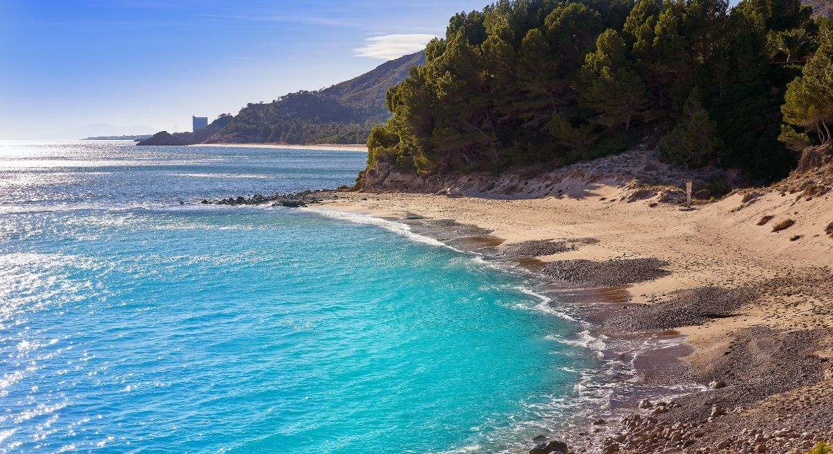 Playa Arenal in Hospitalet del Infant en Tarragona