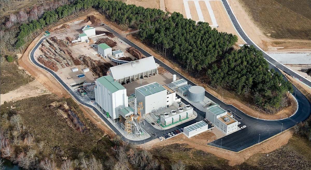 Central de biomasa en Garray, Soria, de Enso. eE