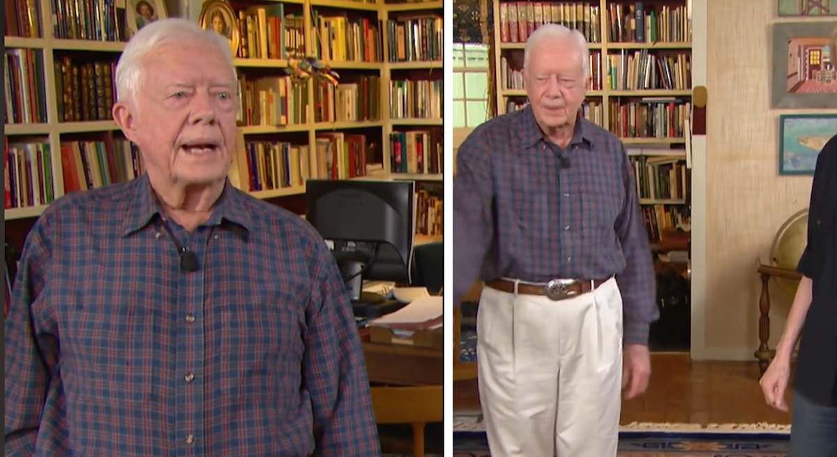 El expresidente de EE UU Jimmy Carter
