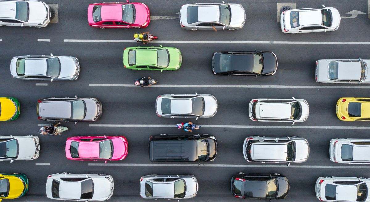 Coches en la carretera