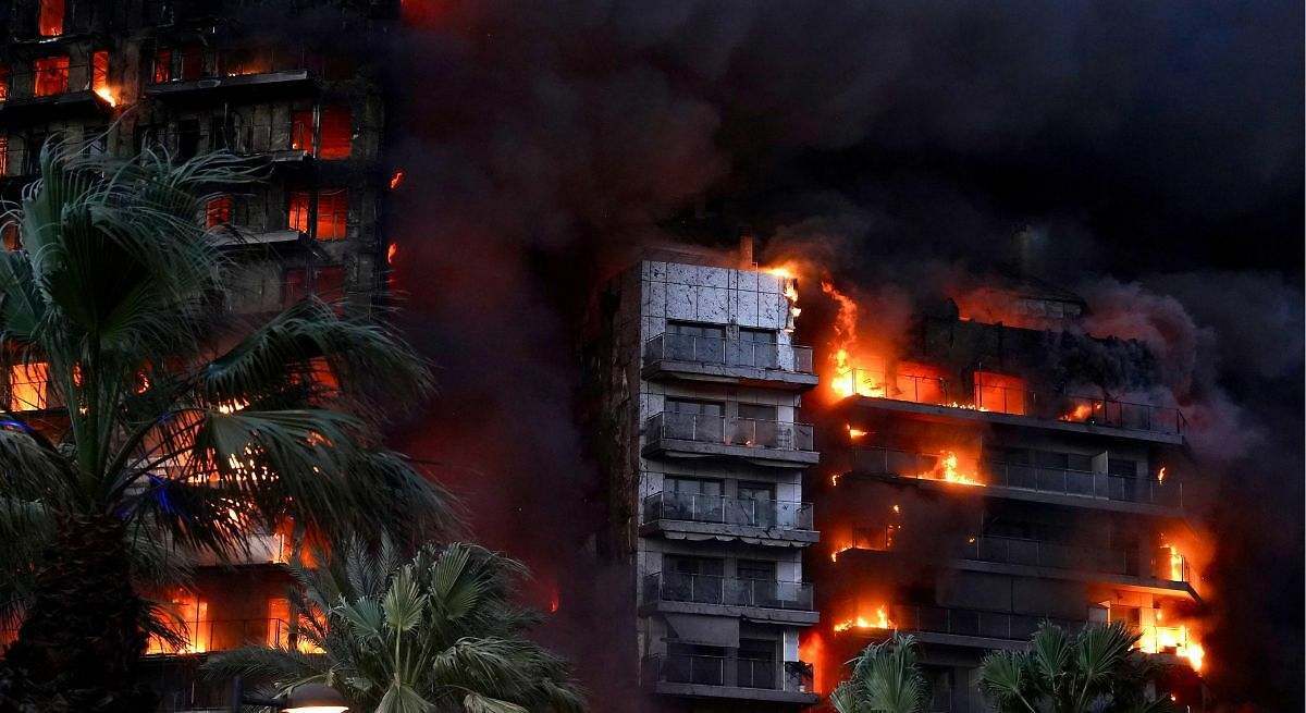 El incendio del 22 de febrero de 2024.