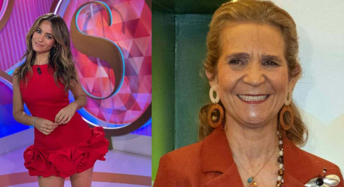 María Verdoy y la infanta Elena