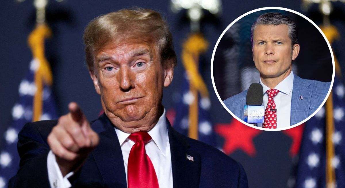 Trump y Pete Hegseth