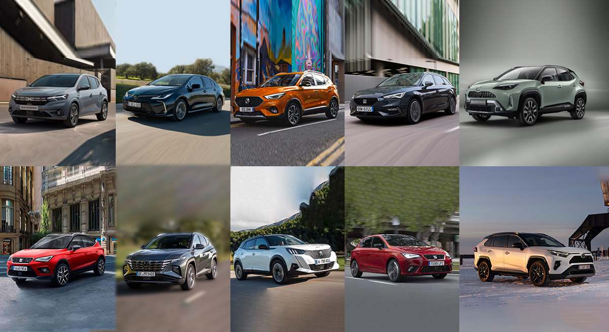 Los coches más vendidos de enero 2024