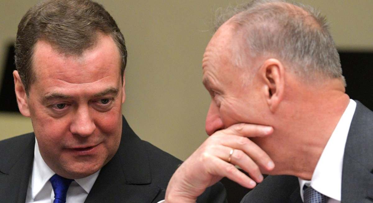 Nikolai Patrushev y Dimitri Medvedev / EP
