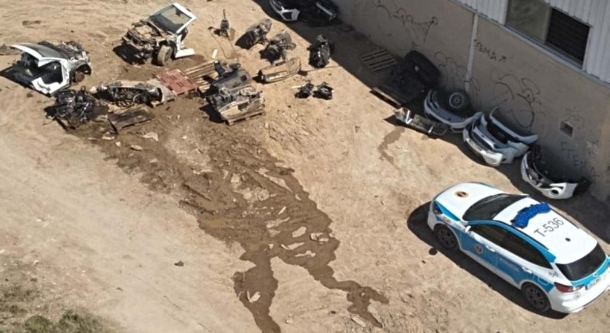 El lugar donde se almacenaban los coches / EP