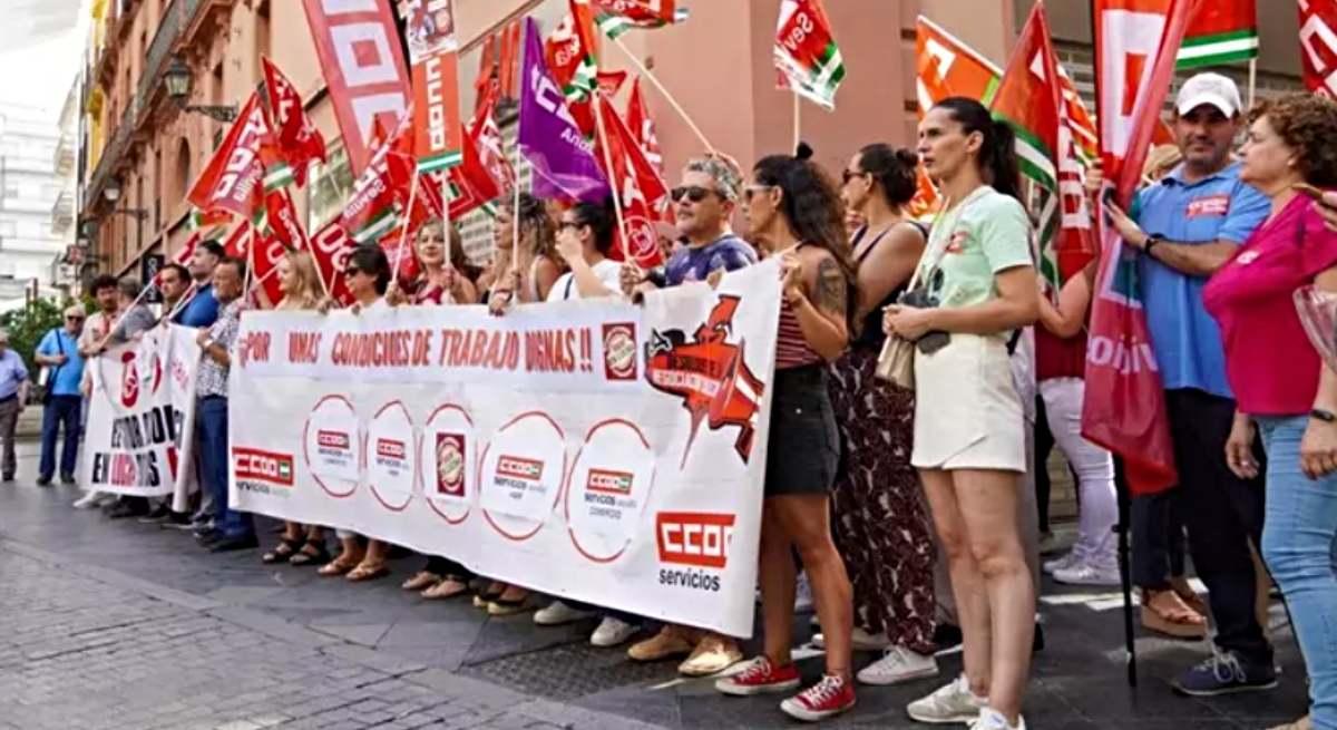 Protesta del sector textil / EP