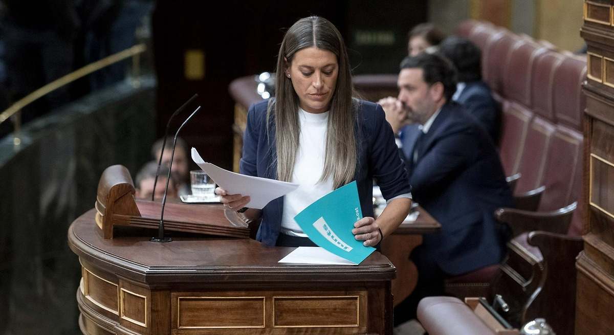 La portavoz de Junts, Miriam Nogueras. Foto: Europa Press