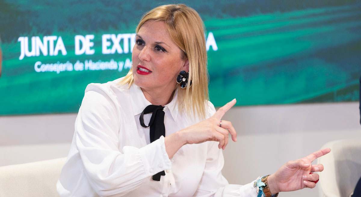 Elena Manzano, portavoz de la Junta de Extremadura