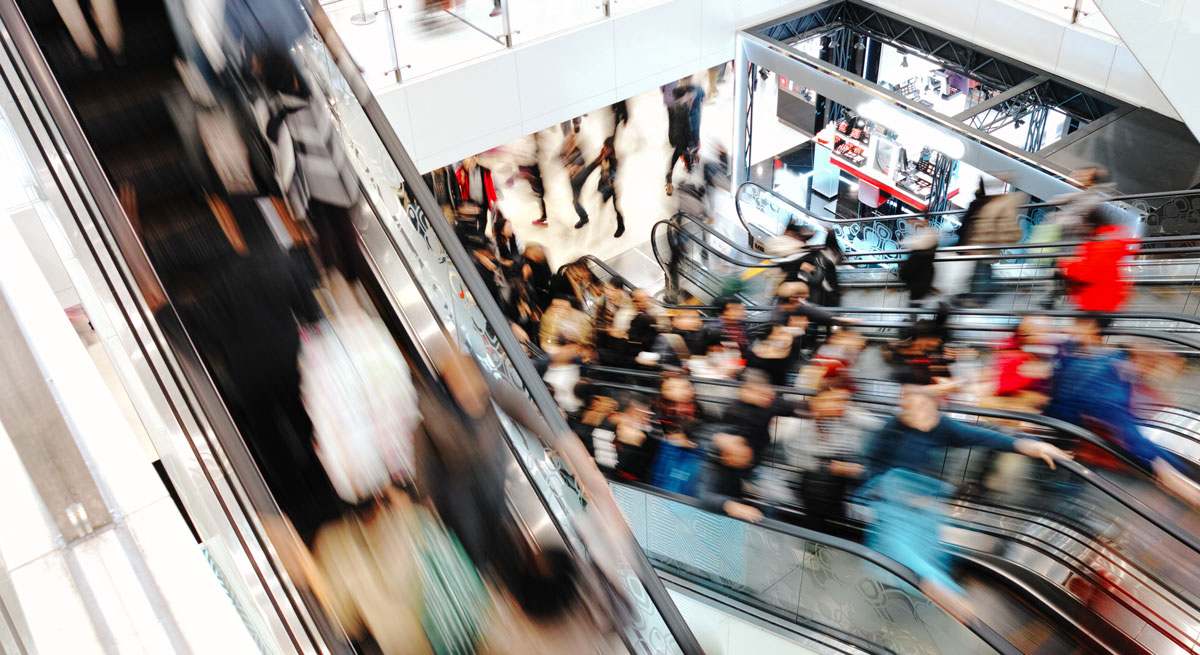 Un centro comercial