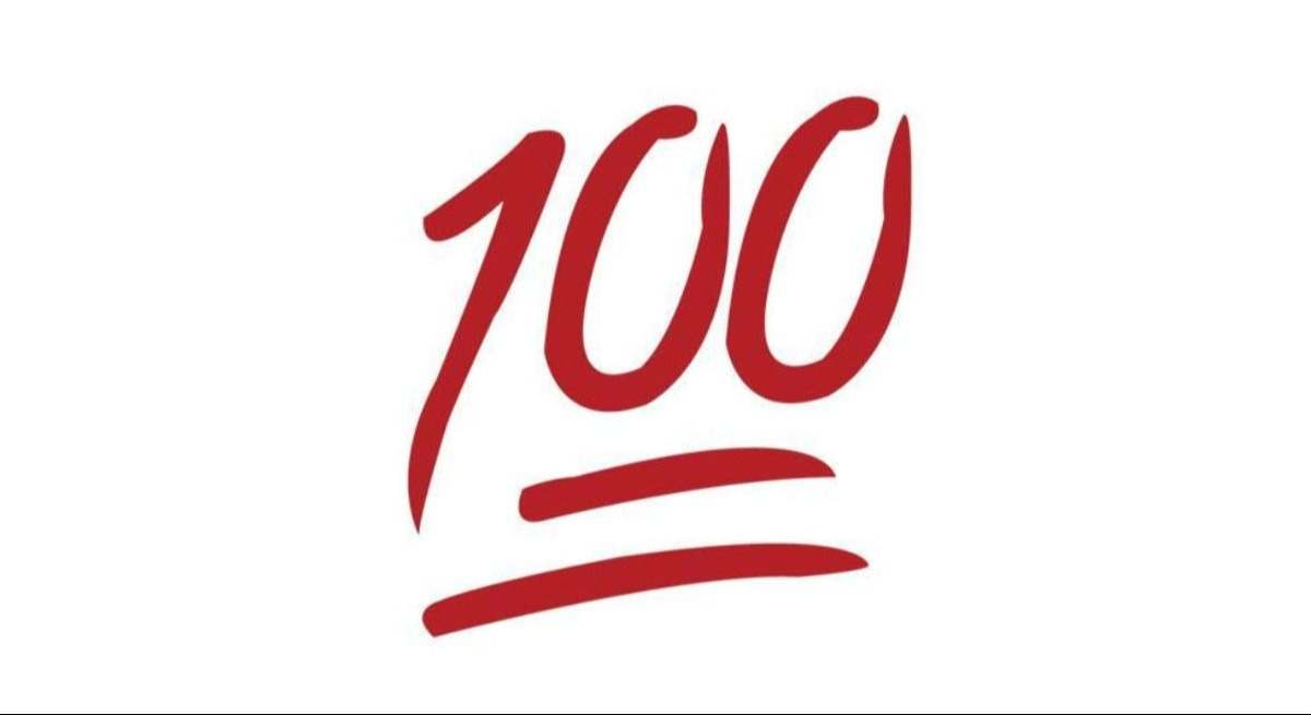 Emoji 100 en Whatsapp