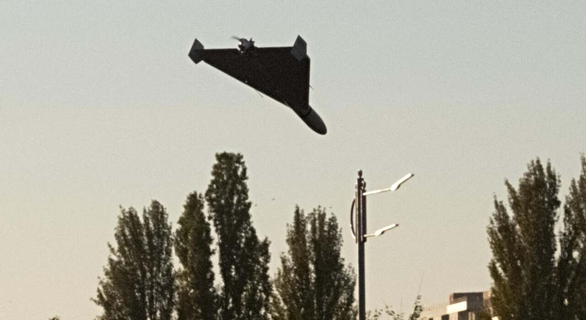 Un dron kamikace ruso