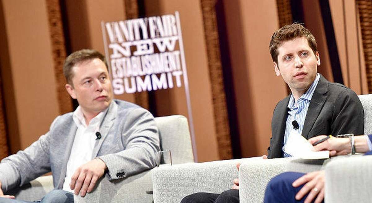 Elon Musk y Sam Altman.