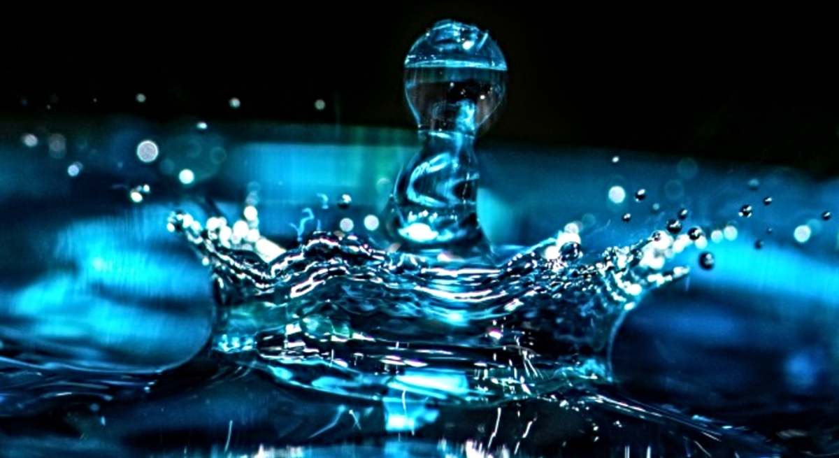 Impacto de una gota de agua
