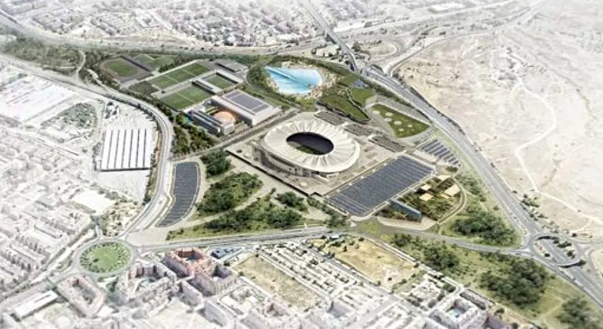 El Estadio Metropolitano y la nueva ciudad deportiva del Atlético de Madrid