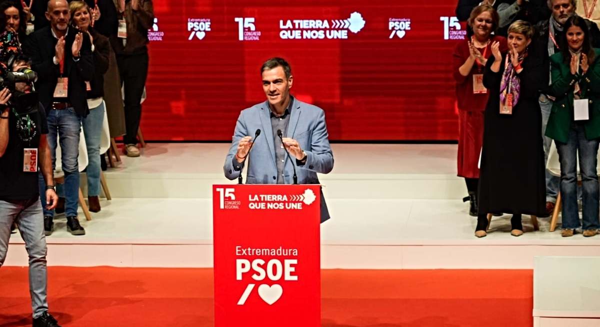 Pedro Sánchez en Extremadura