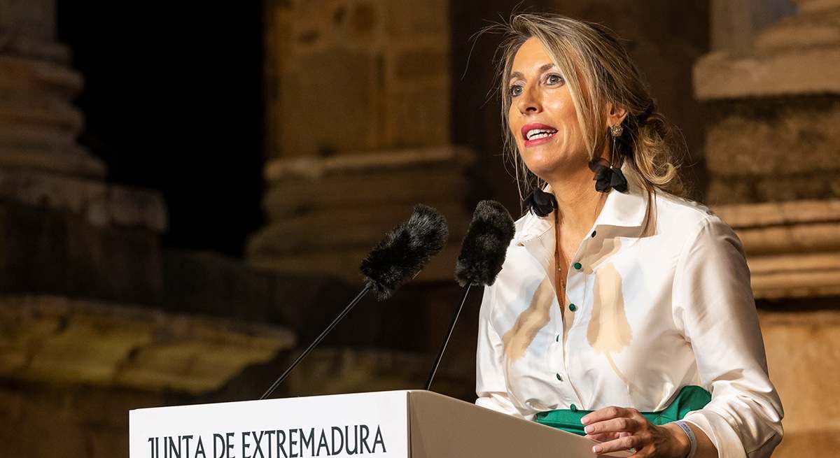 María Guardiola, presidenta de la Junta de Extremadura. Archivo