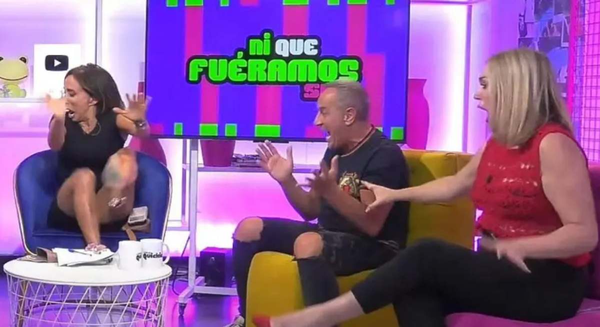 María Patiño, susto en Ni que fuéramos