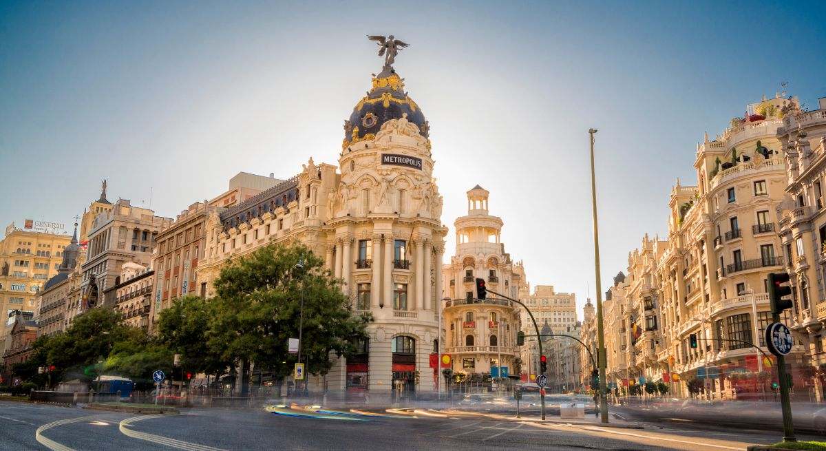 Una zona de Madrid que se llena de gente en verano