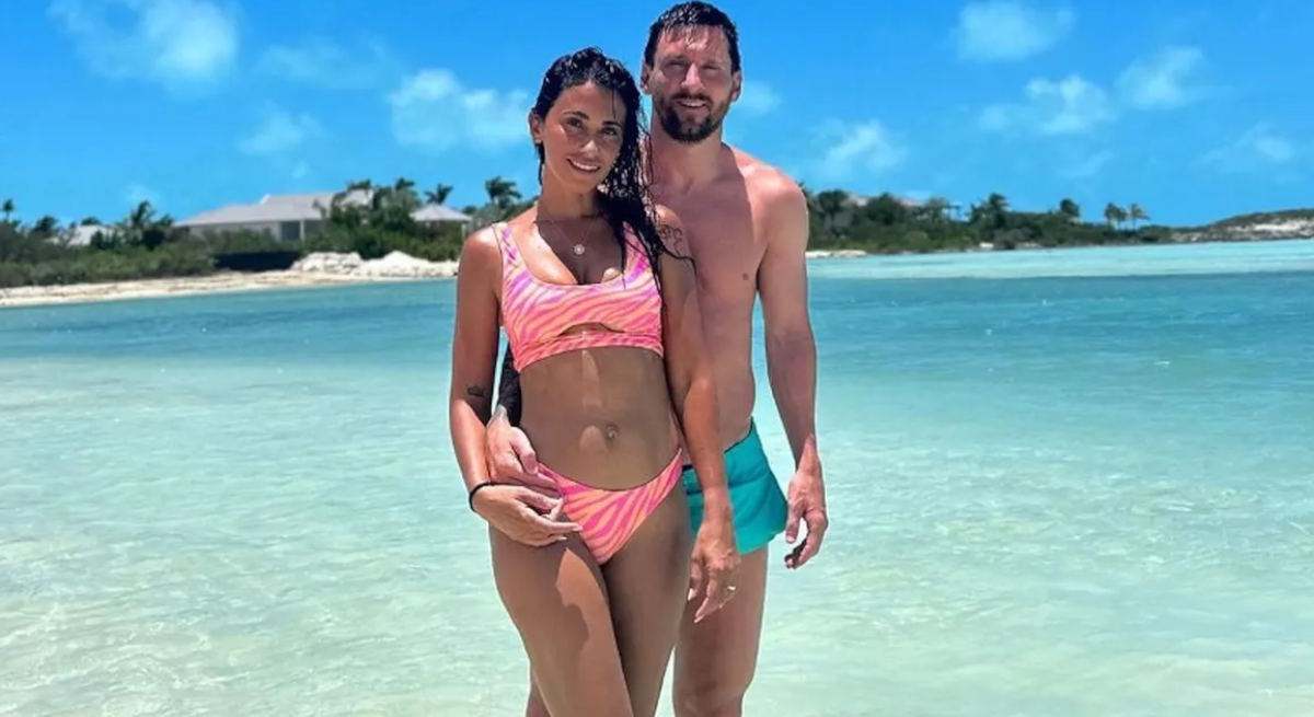 Messi y Antonela