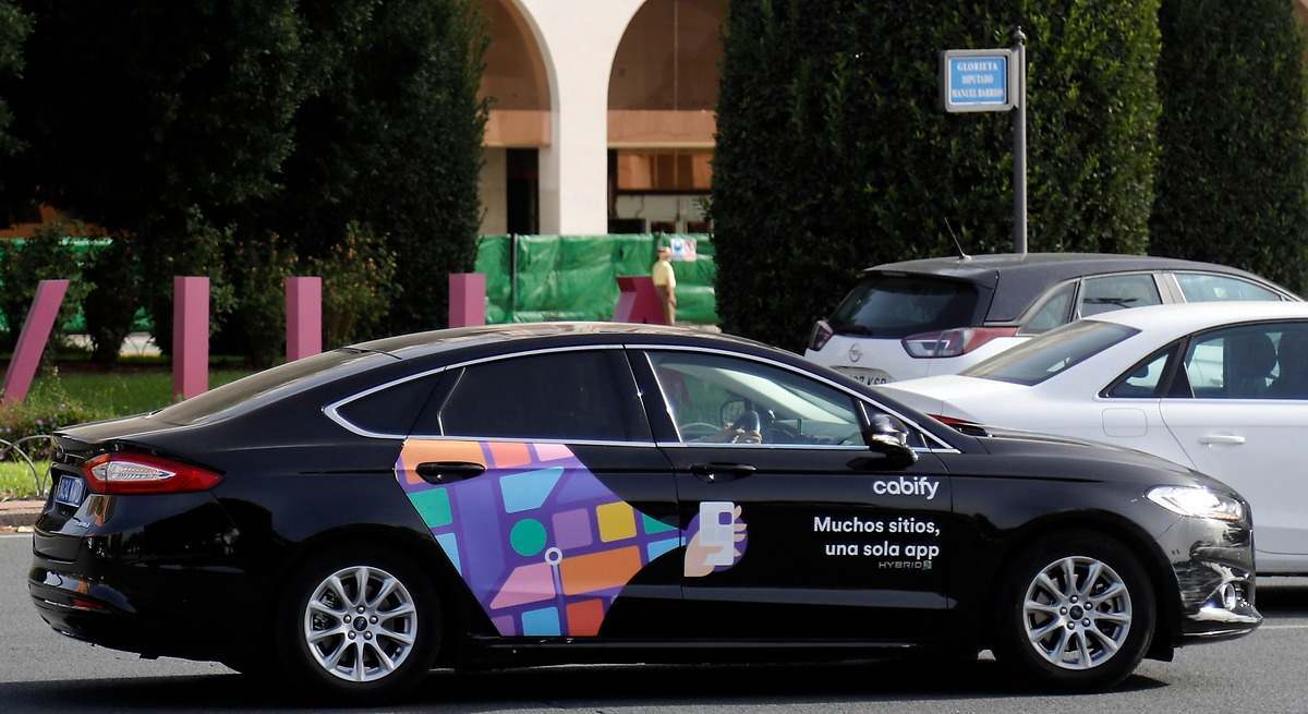 Imagen de un vehículo de Cabify