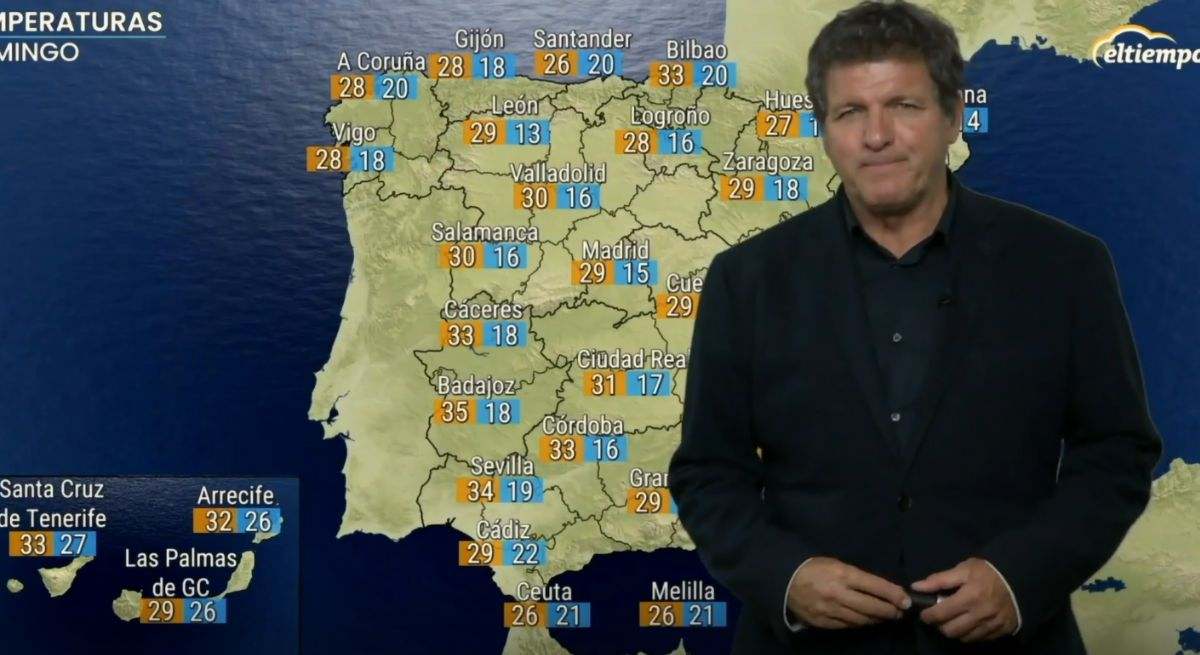 Mario Picazo y la predicción del tiempo. / Foto: eltiempo.es