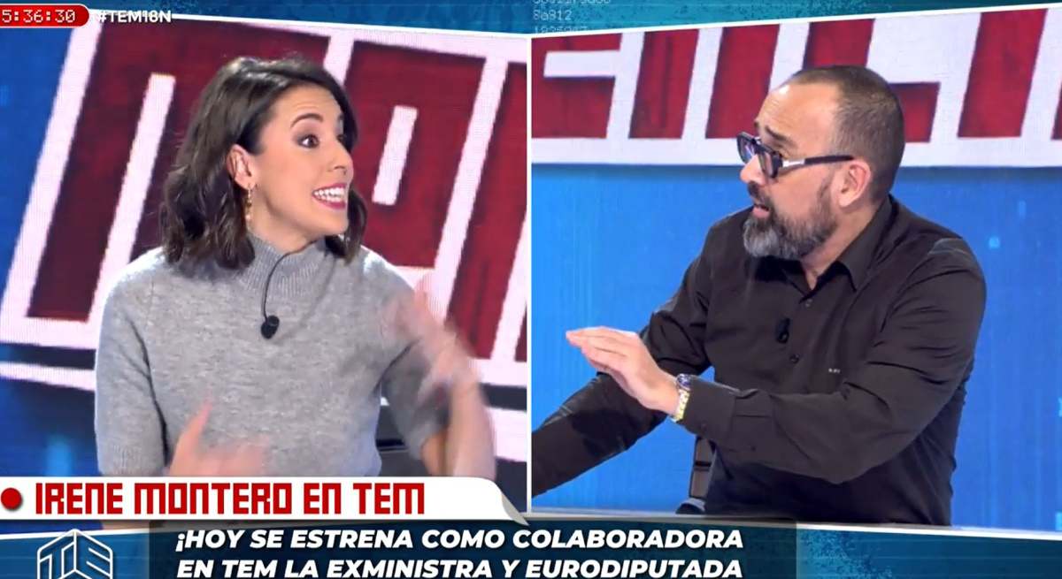 Risto Mejide e Irene Montero