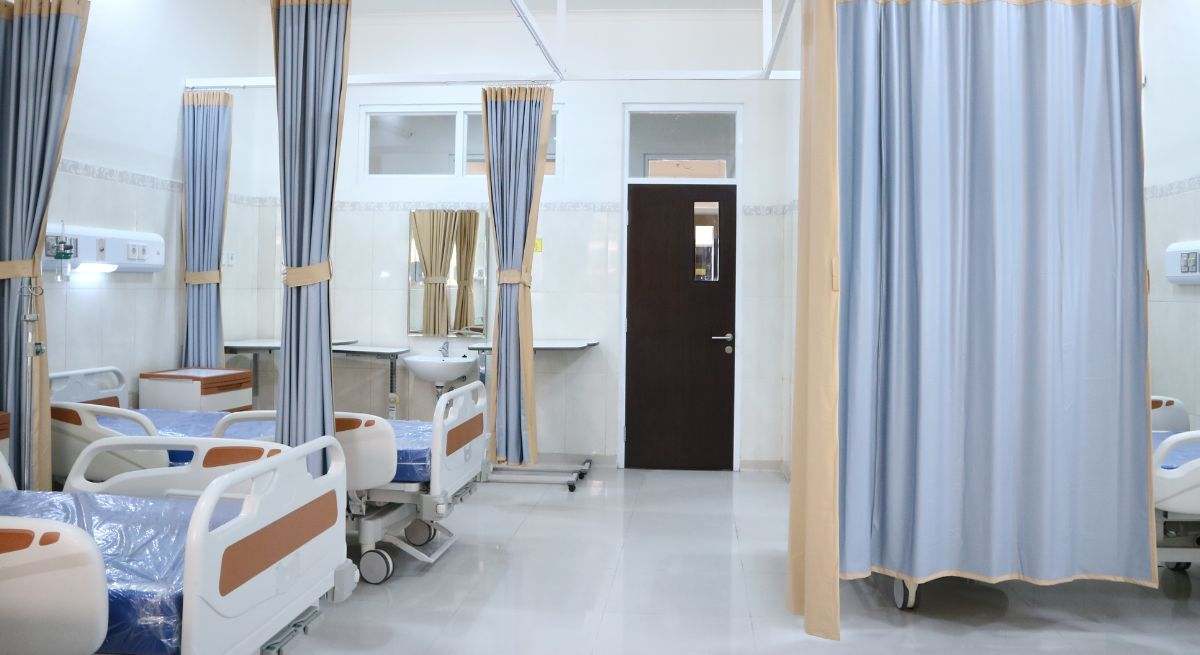 Camas de un hospital