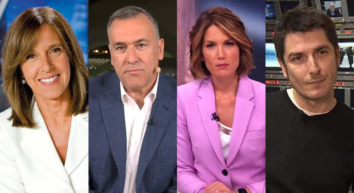 Ana Blanco, Xabier Fortes, Silvia Intxaurrondo y Carlos del Amor