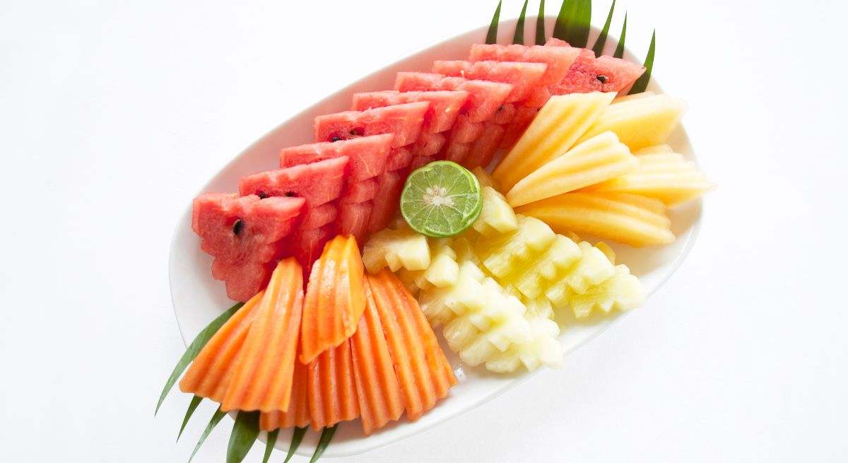 Piña, sandía y melón