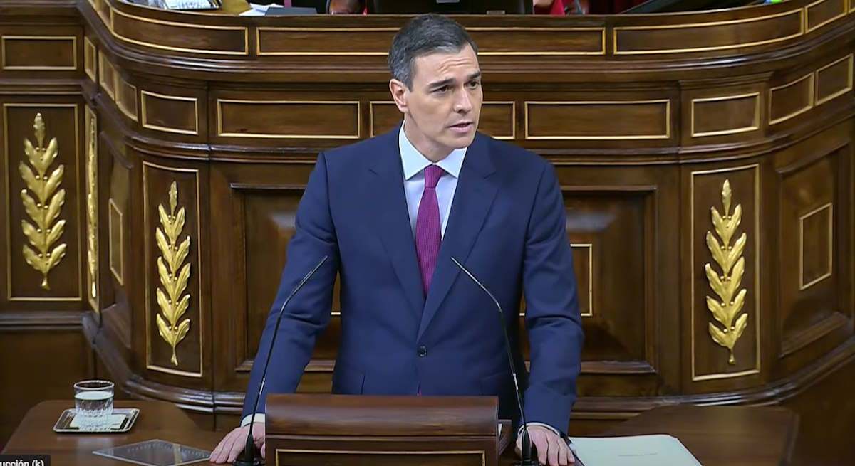 Pedro Sánchez ofrece en el Congreso su discurso de investidura