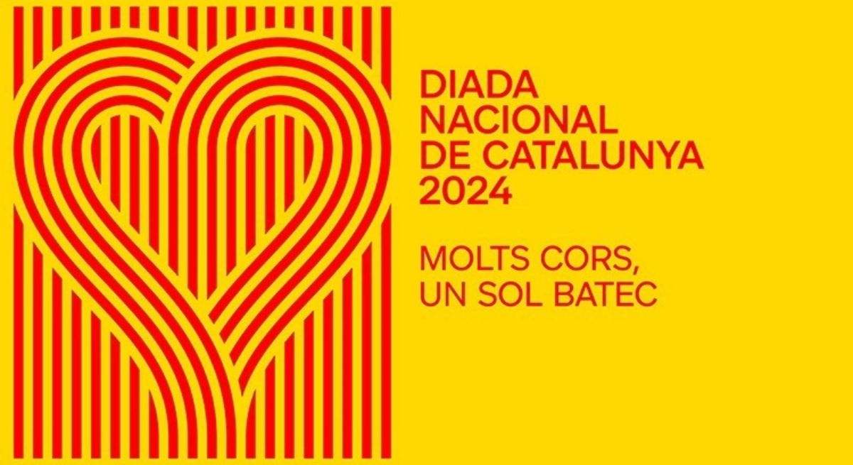 Cartel de la Generalitat para el Día de Catalunya 2024. / Foto: EP