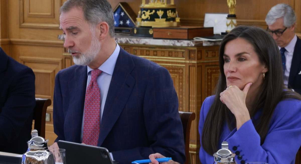 Los Reyes en Zarzuela en su reunión con la Fundación Princesa de Girona