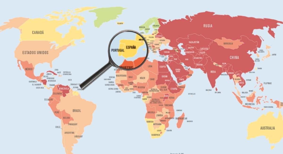 Ranking mundial de libertad de prensa de 2025.