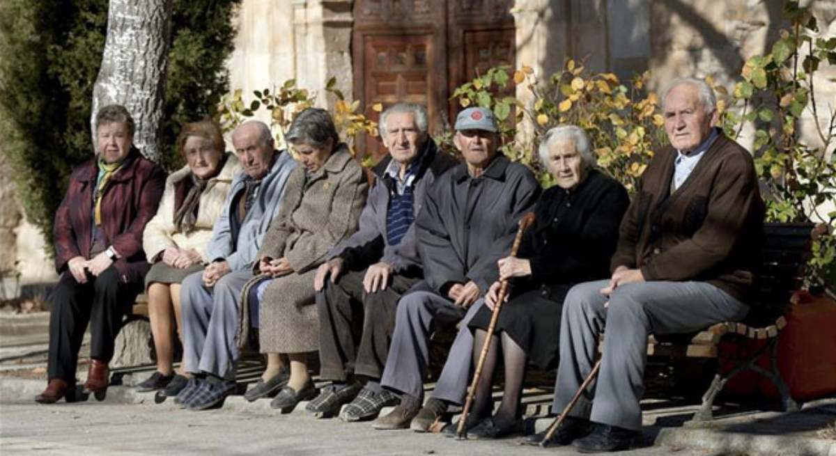 Un grupo de pensionistas