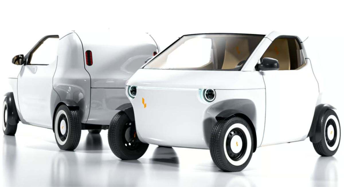 Así es Luvly O, el coche eléctrico tipo Ikea: sueco, desmontable y económico