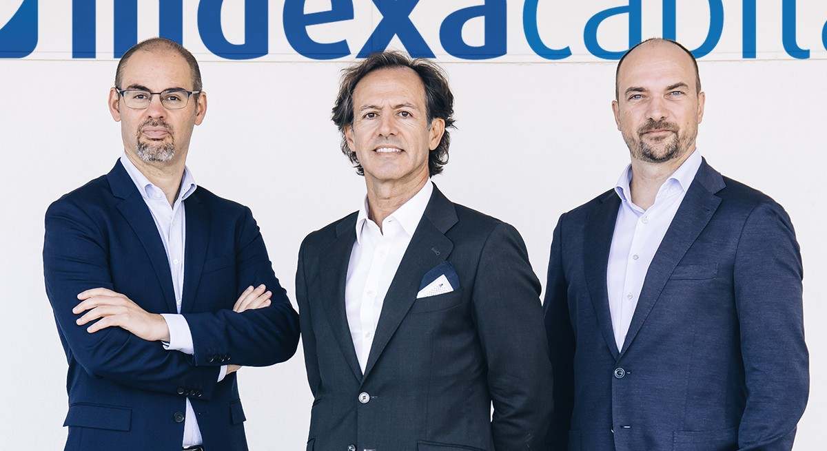 Unai Ansejo, Ramón Blanco y Francoise Derbaix, socios fundadores de Indexa Capital.