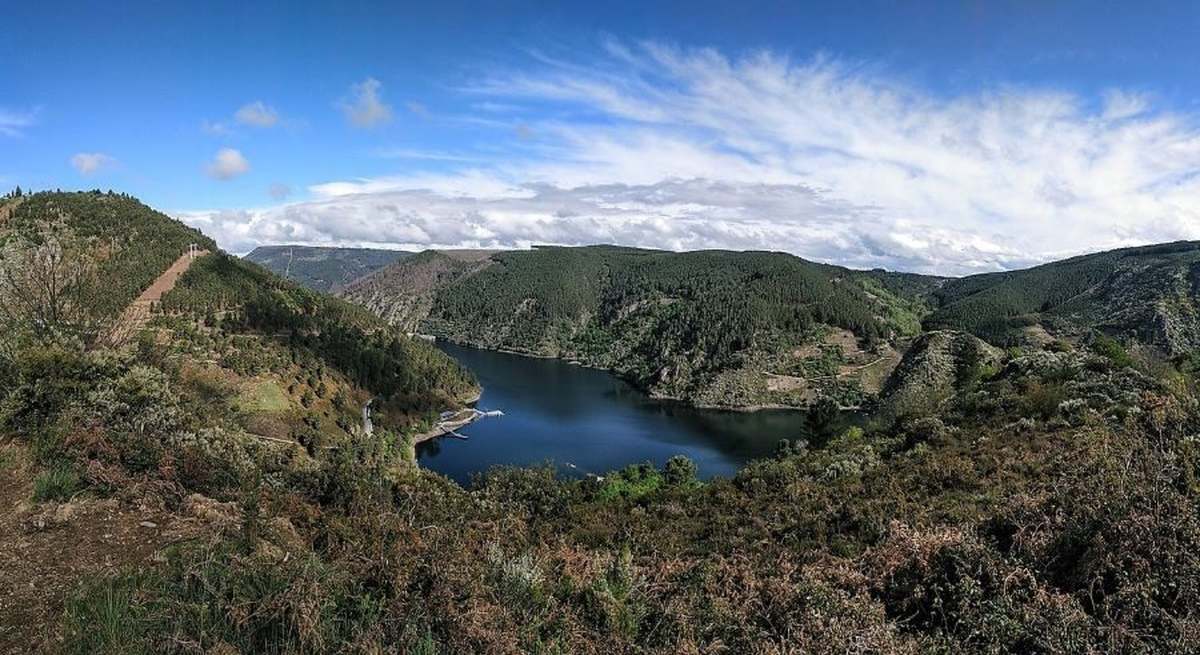 Paisaje gallego en la provincia de Lugo.
