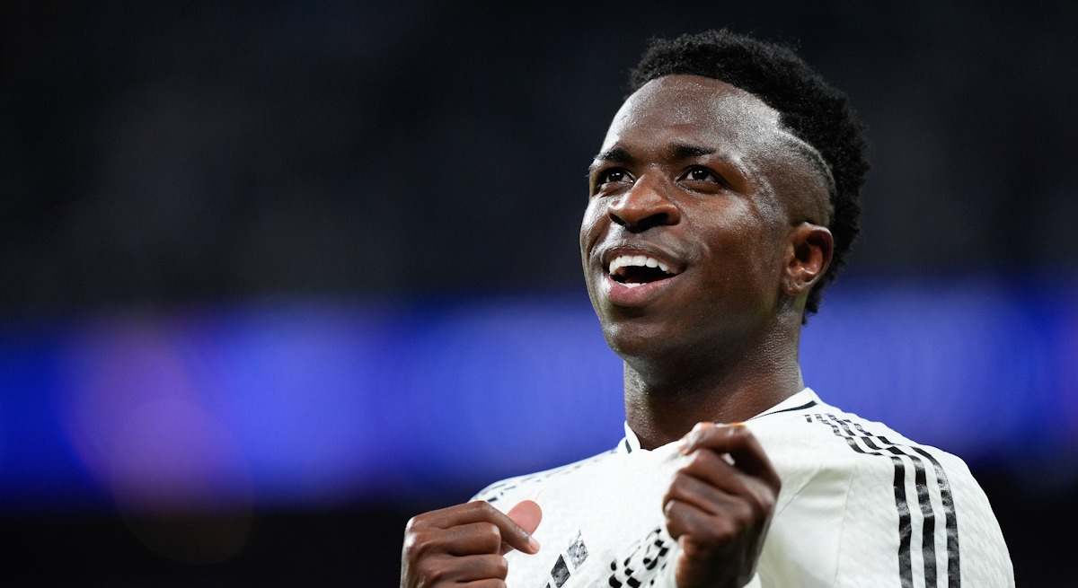 Vinicius Jr, en un partido con el Real Madrid.