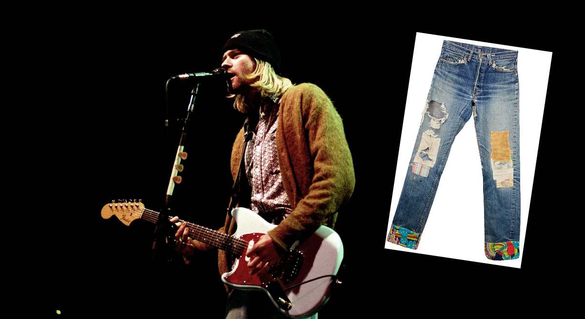Los icónicos Levis de Kurt Cobain alcanzan precio récord en subasta