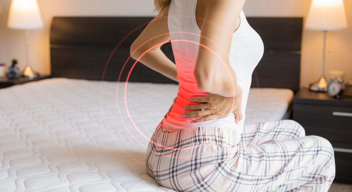Mujer dolor de espalda