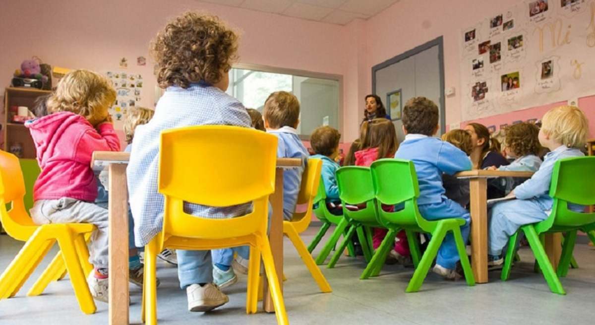 Niños en una guardería