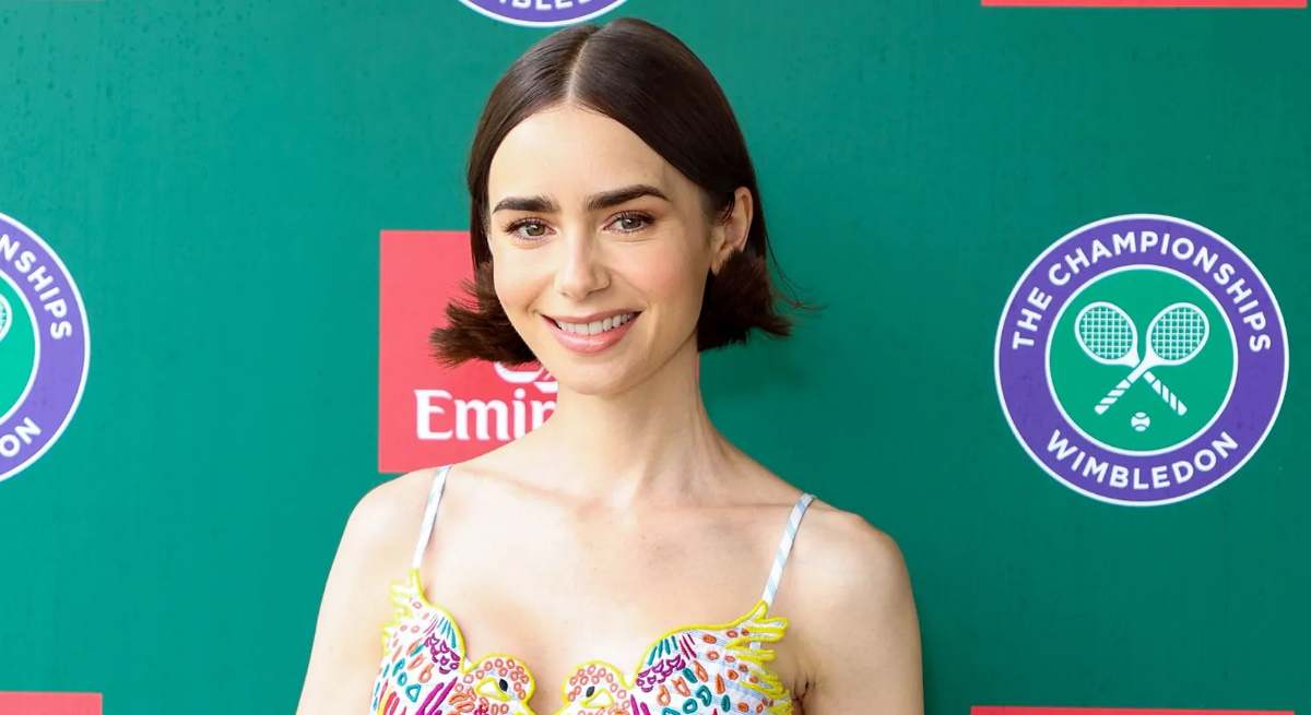 Lily Collins Wimbledon