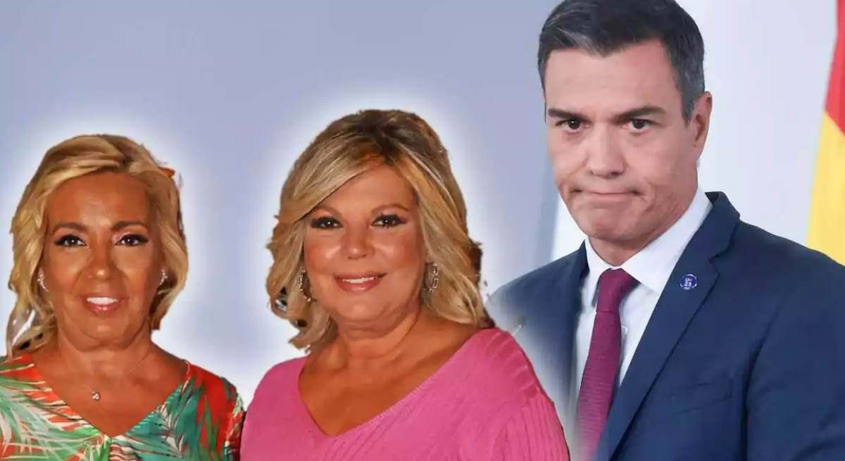 Carmen Borrego, Terelu Campos y Pedro Sánchez