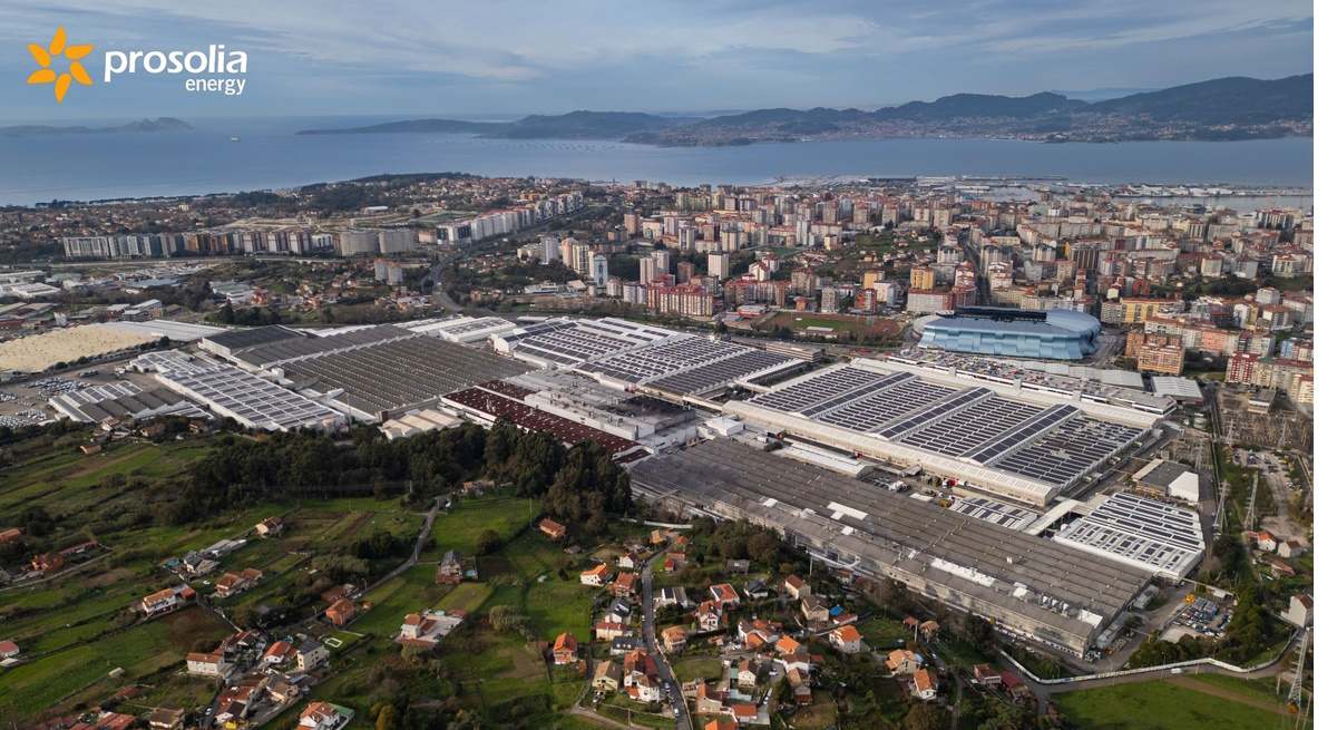 Planta energia solar Stellantis Vigo.